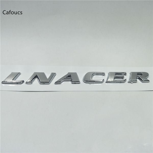 

for mitsubishi lancer 10 rear trunk lid chrome emblem badge logo car accessories