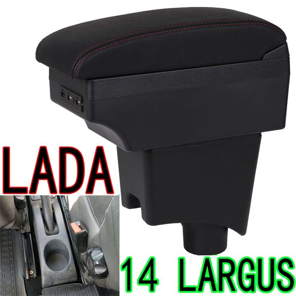 

for lada 14 largus armrest box automotive interior accessories 2014 paragraph lada largus chargeable usb double layer