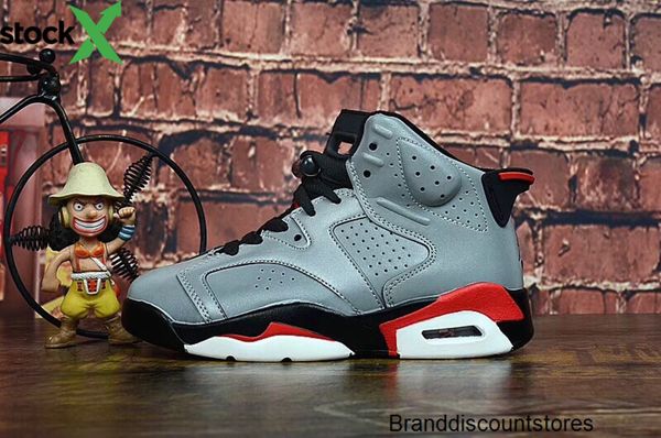 

bugs reflective bunny 6s kids basketball shoes infrared 3m infant boy & girl 6 children athletic sports trainers sneakers size 28-35