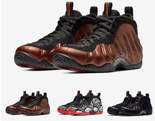 

2019 penny hardaway hyper crimson mens basketball shoes tianjin floral habanero red fighter jet snakeskin copper sports sneakers size 7-13, Black