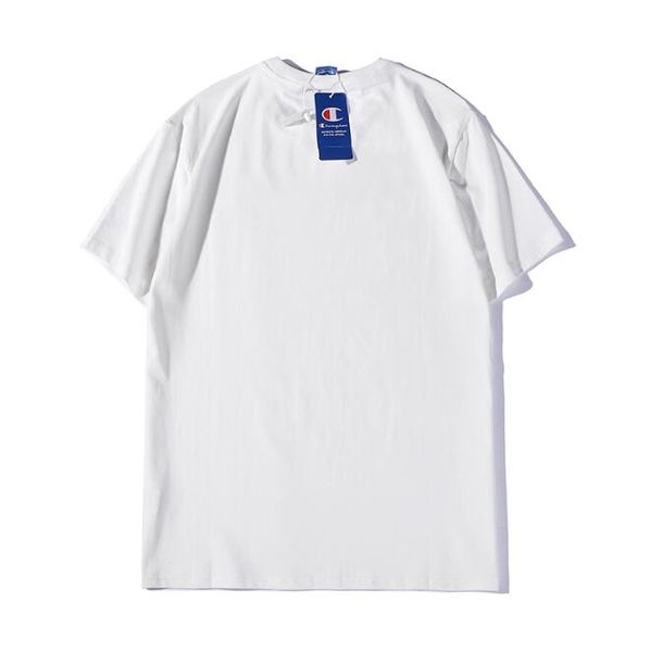

2020 high-end new selling style designer championshipedition t-shirt digital printing casual cotton women's simple fashion short-sleeve, White