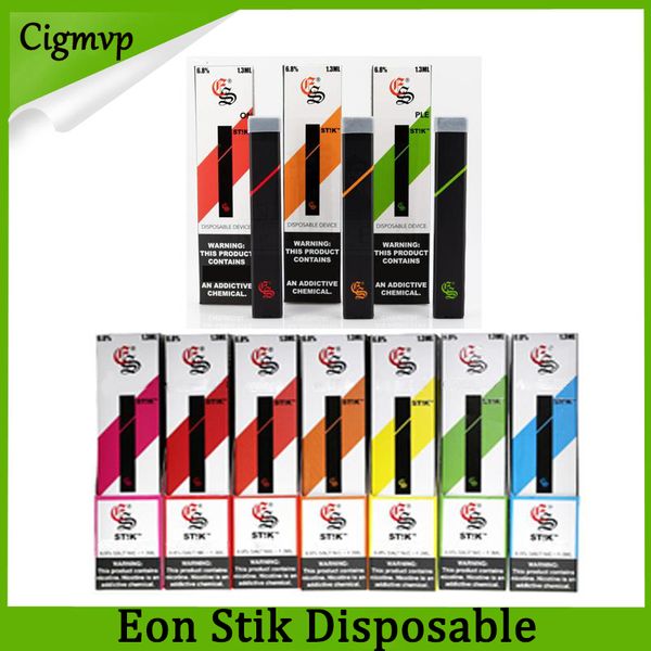 

Лучшего качество Eon Одноразовой Empty Vape St! К Стикам Одноразового Доступной 280mAh Аккумулятор 1,3 мл 400Puffs PK Posh плюс одноразового