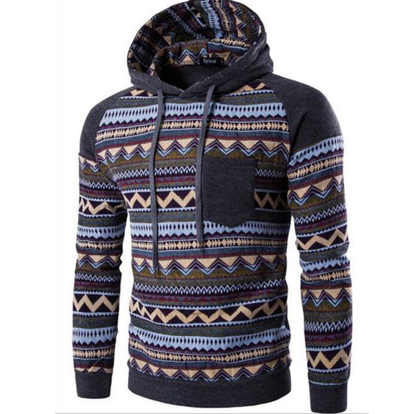 

hip hop мужские кофты с длинным рукавом толстовки лоскутная printed толстовка мужской sportwear winter tracksuit топ толстовка, Black