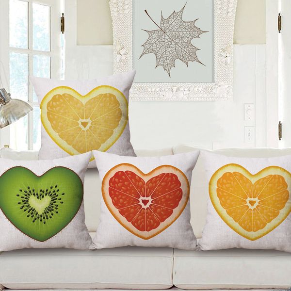 

concise love fruits pillow cotton cartoon cushion set