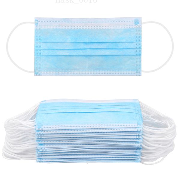 

одноразовая маска пылезащитный 3 слойный ушной крючок одноразовая маска 1шт пояс эластичный синий dhl shipping001