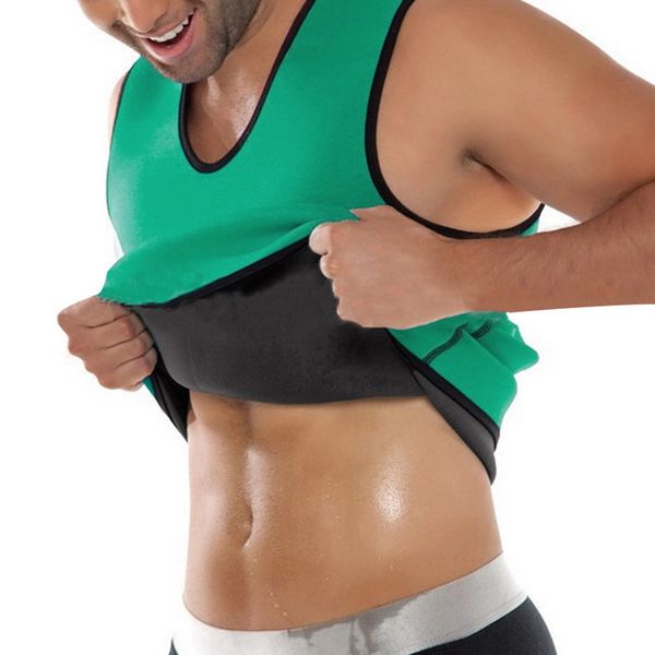 

men's fashion slimming bodybuilding shapers 2019 new gym waist abdomen fat burning clothing corset tank top, Black;brown