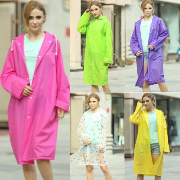 

new style lady fashion thick eva travel waterproof outdoors raincoat wind coat