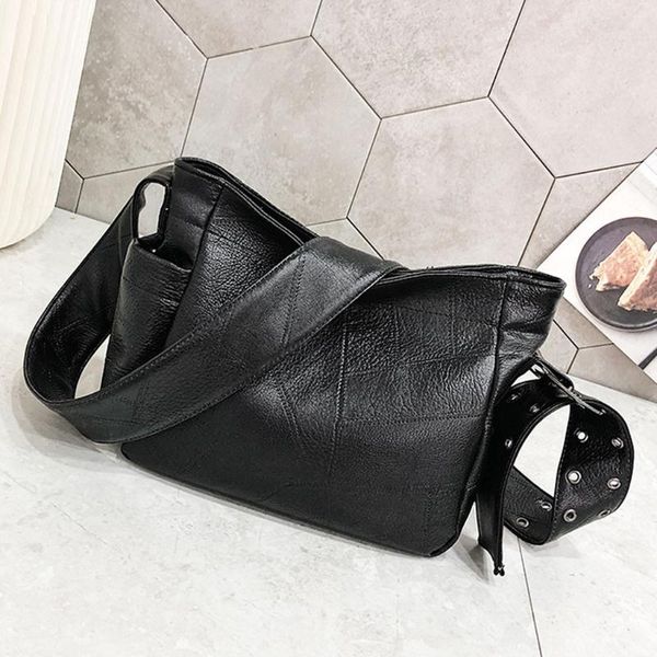 

модные сумки женские роскошные сумки 2020 сплошной цвет крупнотоннажная сумка на плечо повседневная дикая сумка-мессенджер tasjes dames #j4s