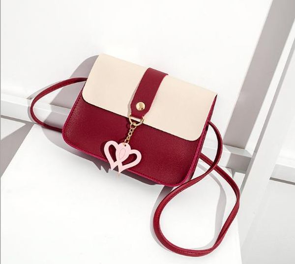 

women silk and metal two bag fashionleather cross-body bag casual purses and handbags delicate buckle mini square bags