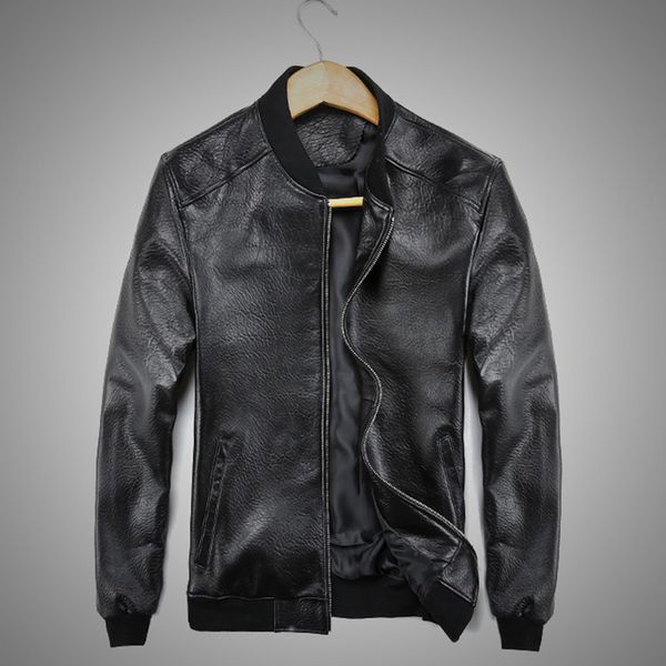

drop shipping men skull embroidery sheepskin genuine leather coats 3xl motorcycle jacket real 2019 clothing slim fit black color