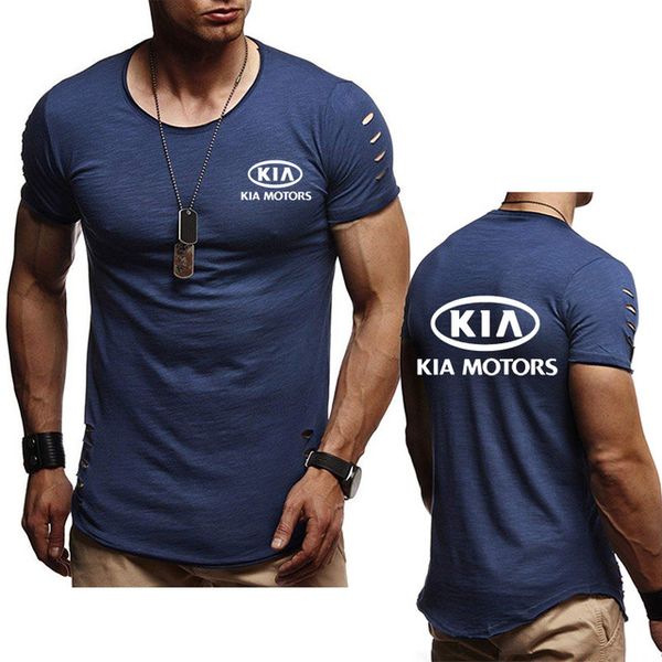 

2020 new summer men's t-shirt for kia car printed summer crew neck cotton short sleeve casual men's t-shirt x