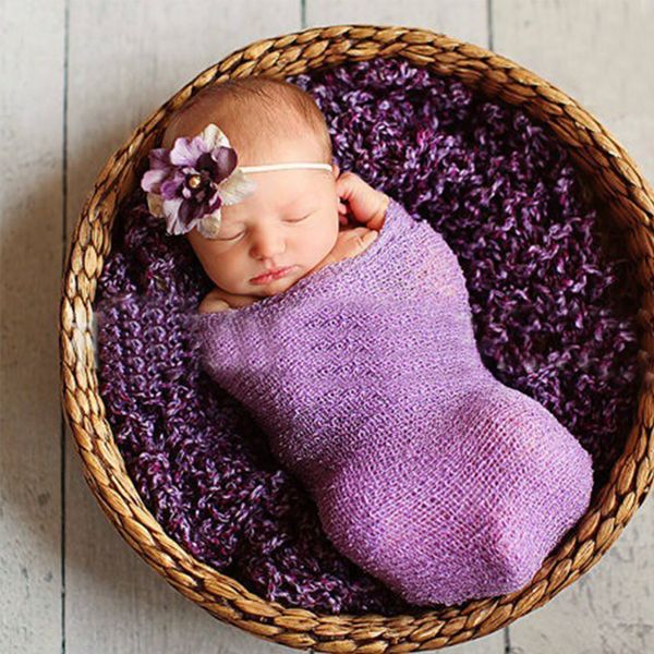 

22colors baby blanket wraps stretch knit wrap newborn p wraps infant baby blankets for 0-12 months