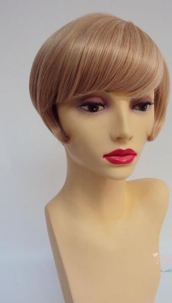 Gatsby 1920 Mixed Gold Short Hair Linen High Temperature Silk