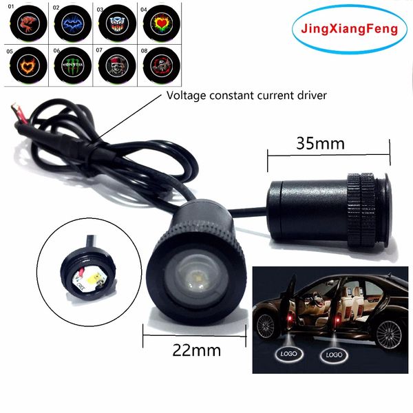 

jingxiangfeng 12v led car door logo light car welcome lamp auto laser projector light case for case for