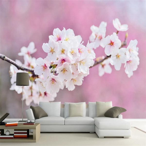 

beautiful scenery wallpapers beautiful hand painted pink wallpapers peach blossom european minimalist tv background wall