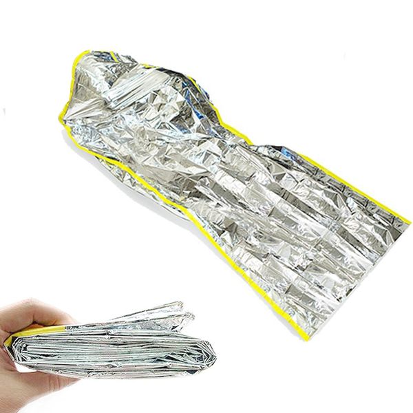 

reusable emergency waterproof survival silver foil camping sleeping bag
