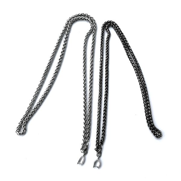 

Metal Chain fit VOOPOO Drag Nano Pod smok Mico Pods Necklace Lanyard has thread loop attachment e cigarette dhl