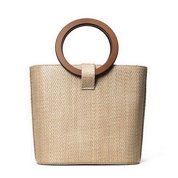 

bohemia style women's summer bags new 2019 bag shoulder straw bags beach bag ins popular simple lady handbag whdv0019
