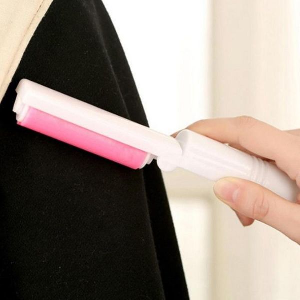

1 pcs folding washable lint dust reusable hair remover cloth cleaning sticky portable roller brush cleaner home