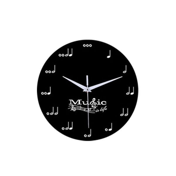 

12-inch mute decorative clock bedroom living room musical instrument clock