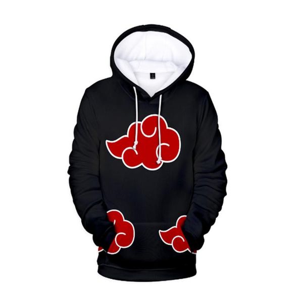 

hoodie akatsuki cosplay sweatshirt anime itachi uchiha for men women kid 3d print clothing clothes costume hoddies, Black