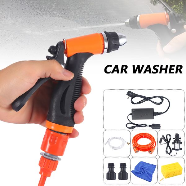 

simple portable self-priming cleaning car wash car wash gun pump high pressure cleaner care electric cleaning device