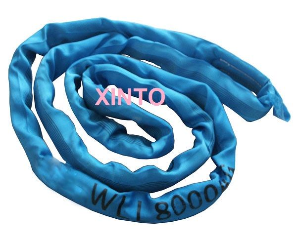 

8tx1.5m - 2й 6: 1 высокопрочных бесконечного мягкого круглого слинг промышленного класса подъемного стропа полиэфирного волокно ремешок дере