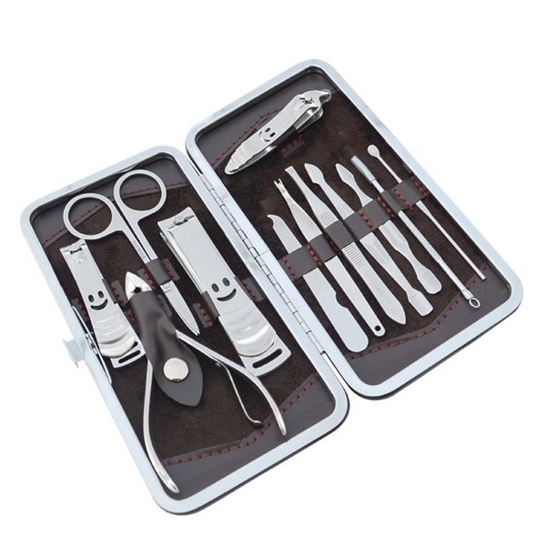 

12pcs nail care cutter set clippers manicure pedicure cuticle tool kits sj66