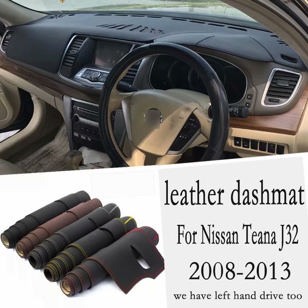 

for teana j32 2008 2009 2010 2011 2012 2013 leather dashmat dashboard cover pad dash mat carpet custom car-styling rhd