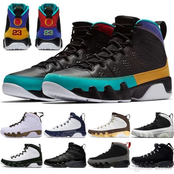 

sale dream 9 9s it do it unc mop melo mens basketball shoes la og space jam men bred anthracite black sports sneakers designer size 7-13