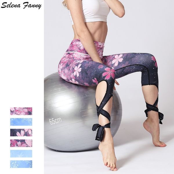 

2018 new cherry printed yoga pants bandage pants slim quick dry sports leggings yoga tights jogging running fitness trouser s-xl, White;red