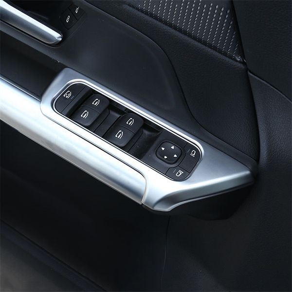 Auto Styling Fenster Glas Hebe Tasten Rahmen Dekoration Abdeckung Trim Aufkleber Für Mercedes Benz B Klasse GLB W247 2020 LHD