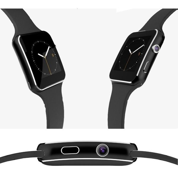 

x6 смарта часы часы band поддержка камера карта tf слот sim-карта smartwatch dialanswer зов все совместимый розничного пакет q18 t8 m26