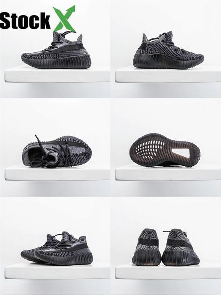 

лучшие качества kanye west дети детская одежда обувь мальчики девочки кроссовки кроссовки v2 статическая светоотражающие glow черный клей sy