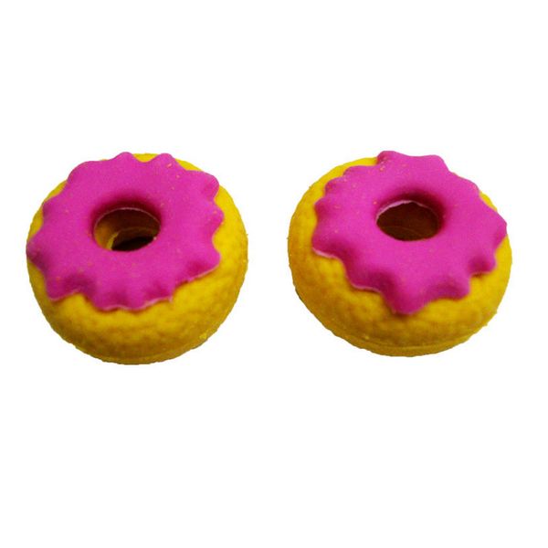 

donuts rubber eraser removable eraser stationery school supplies apelaria gift toy for kids penil eraser toy gifts