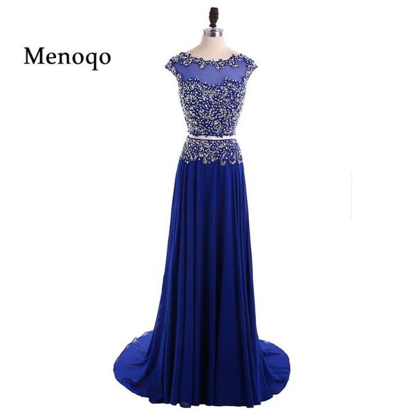 

a line formal 2 pieces prom dresses robe de bal floor length formal evening prom party gown dresses, White;black