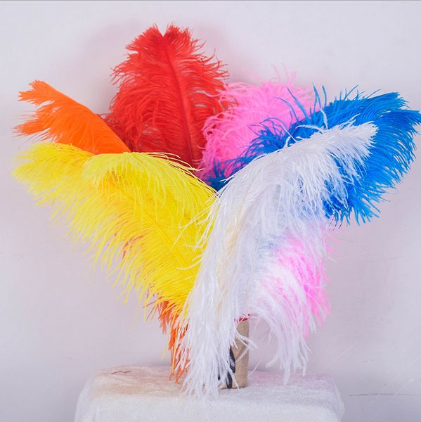 

1pc beautiful ostrich feathers for diy jewelry craft making wedding party decor accessories wedding decoration