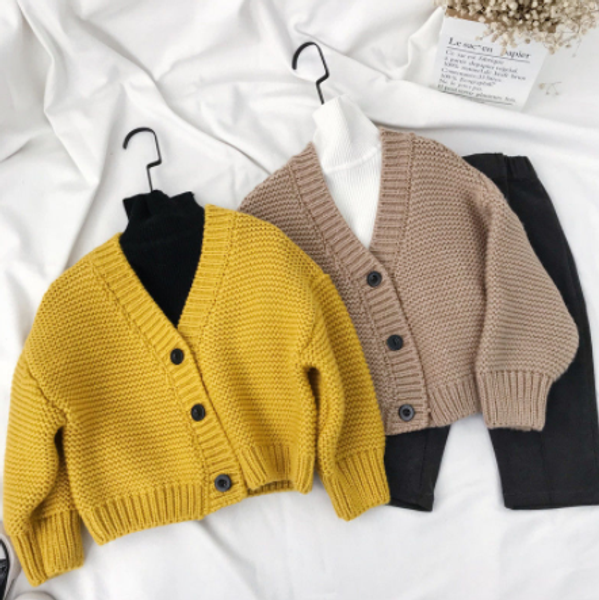 

children's wear 2019 spring and autumn new boys and girls cardigan sweater coat korean sweater kids single-breasted outwear, Blue