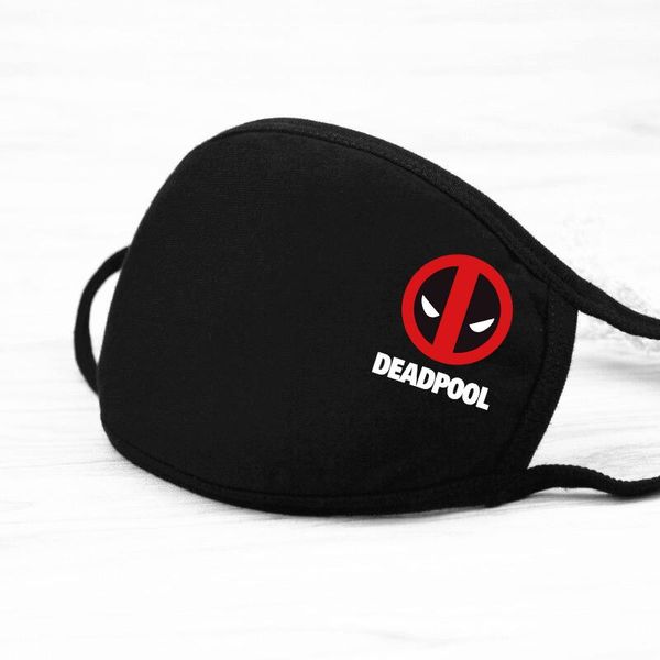 

2020 new deadpool funny face mask mouth-muffle dustproof cartoon print mask casual streetwear mask mhauk