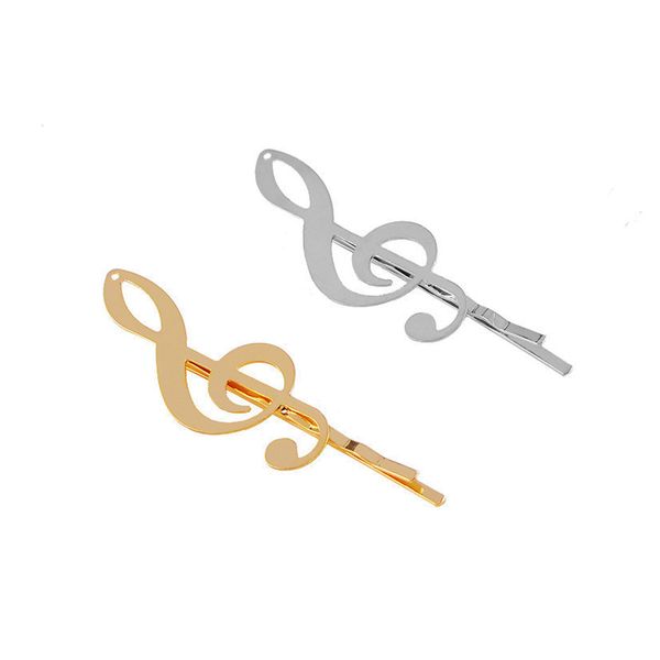 

модные музыкальные блокноты заколки для волос заколки для волос ремесла находки золотой серебряный цвет аксессуары для волос для девочек и ж, Slivery;golden