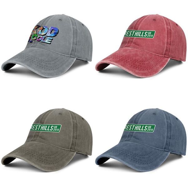 

j. cole kod grey mens and women baseball denim cap cool designer golf cool fitted personalized unique original hats forest hills j born, Blue;gray