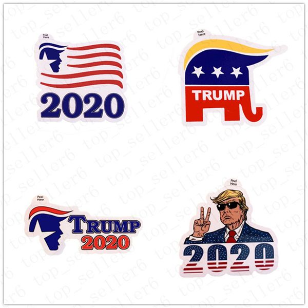 

donald trump notebook sticker 2020 us american president election trump paster trump adhesive stickers for kids gift toy d52217, Blue