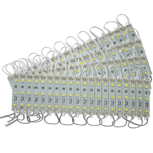 

led module 5050 3 led dc12v ip65 waterproof advertisement design led modules blue color super bright lighting 100pcs/lot