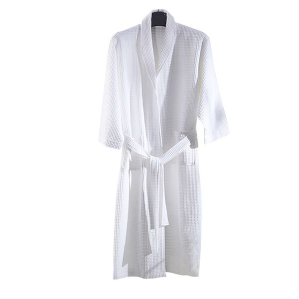 

100% cotton waffle bathrobes 48" length for 5 star ls towel