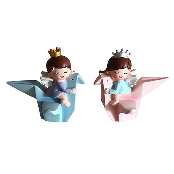 

couple resin colored navy ornament for party cake decor