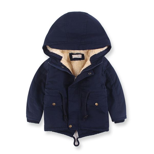 

children winter fleece outdoor jackets for boys hooded warm kids boy outerwear windbreaker autumn casual baby boy coats clothing, Blue;gray