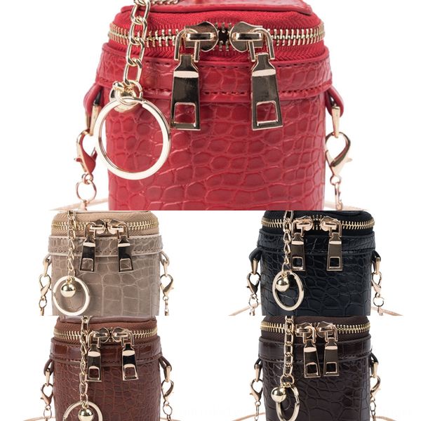 

2019 art messenger women's mini small hipster shoulder bucket bucket bag series leisure shoulder bag, White