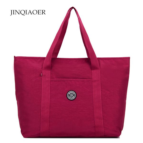 

large capacity shopper bag for women shoulder bags waterproof nylon travel beach bags tote bag handbags bolsa feminina