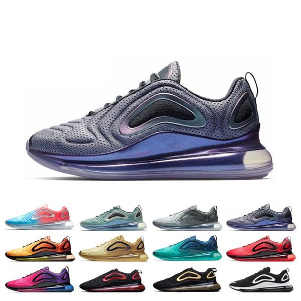 

Fashion Triple Black Metallic Platinum Running Shoes Sea Forest Team Crimson Red Sunrise sunset Deep blue Pink sea Sports Sneakers