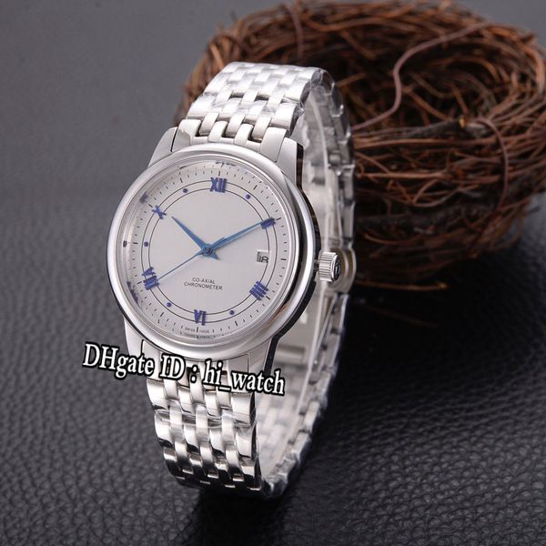 

new drive 424.10.33.20.56.002 a2813 automatic mens watch steel case gray dial blue roma mark stainless steel bracelet watches hi_watch h03c3, Slivery;brown